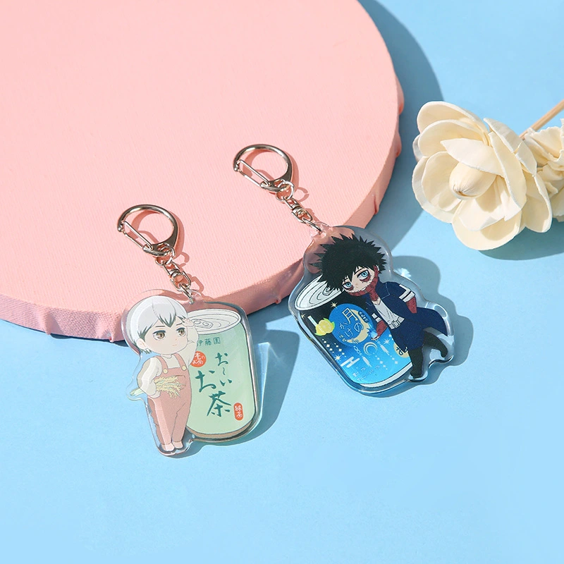Cartoon Anime Custom Transparent Promotional Acrylic Keychain