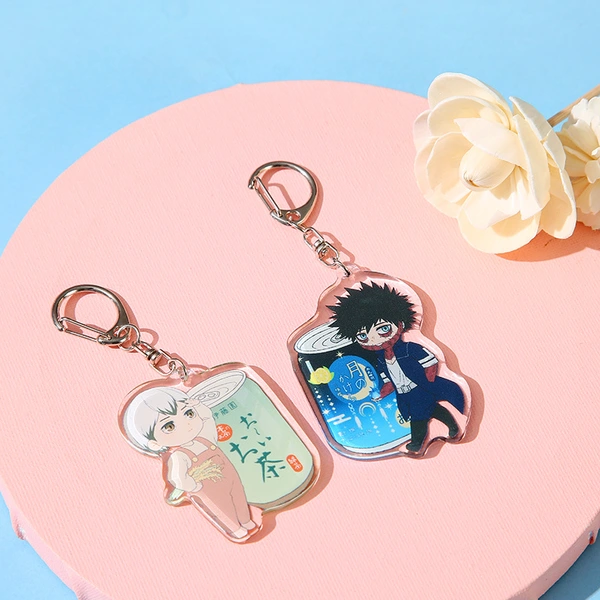 Cartoon Anime Custom Transparent Promotional Acrylic Keychain