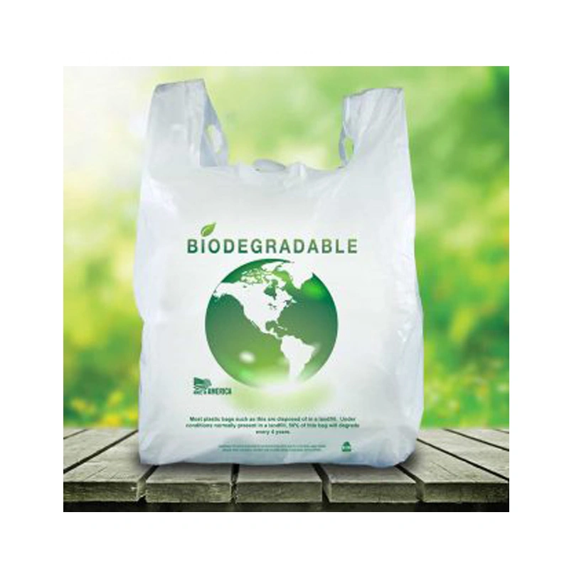 Customised Plastic Bio Degradable Holographic Portable Shopping Bags