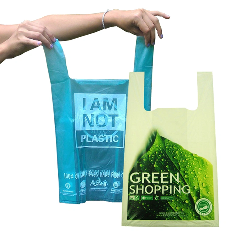 Customised Plastic Bio Degradable Holographic Portable Shopping Bags