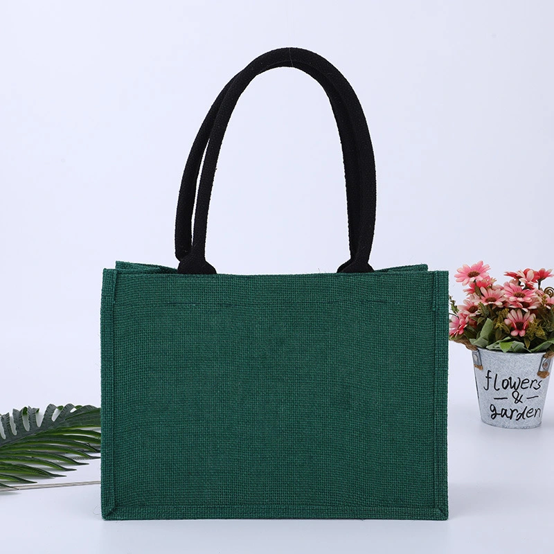 Reusable Grocery Wholesale Shopping Handbags Jute Bag Tote Linen Bag