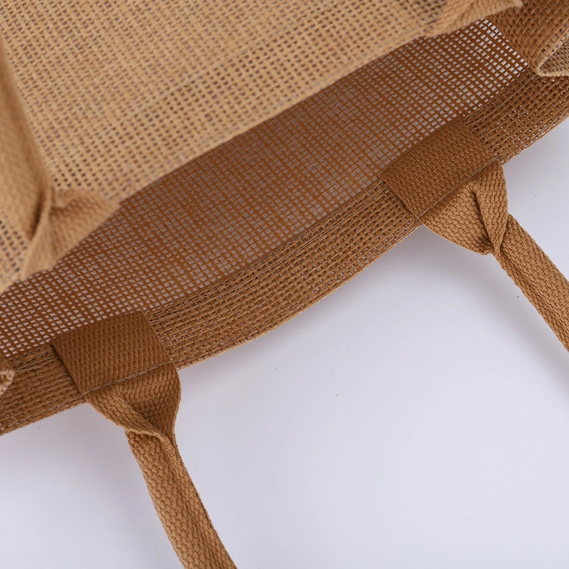 Reusable Grocery Wholesale Shopping Handbags Jute Bag Tote Linen Bag