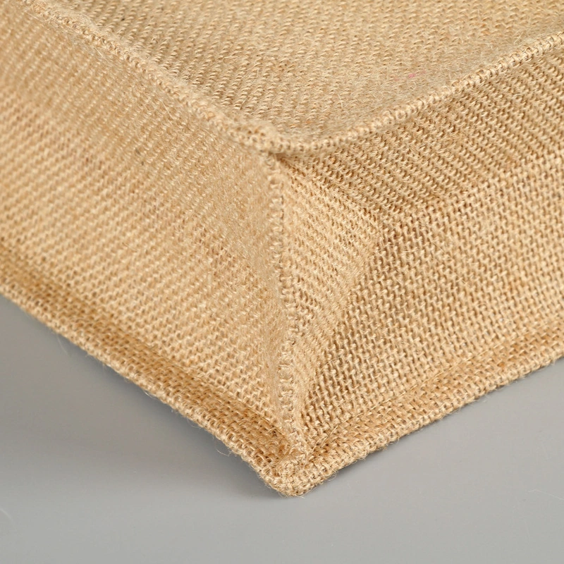 Promotional Eco Friendly Handle Linen Tote Jute Bag Grocery Bag