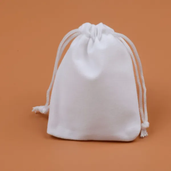 Promotional Drawstring Velvet Pouch Jewelry Bag