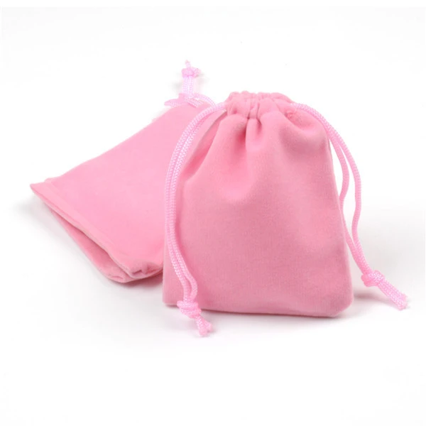 Promotional Drawstring Velvet Pouch Jewelry Bag