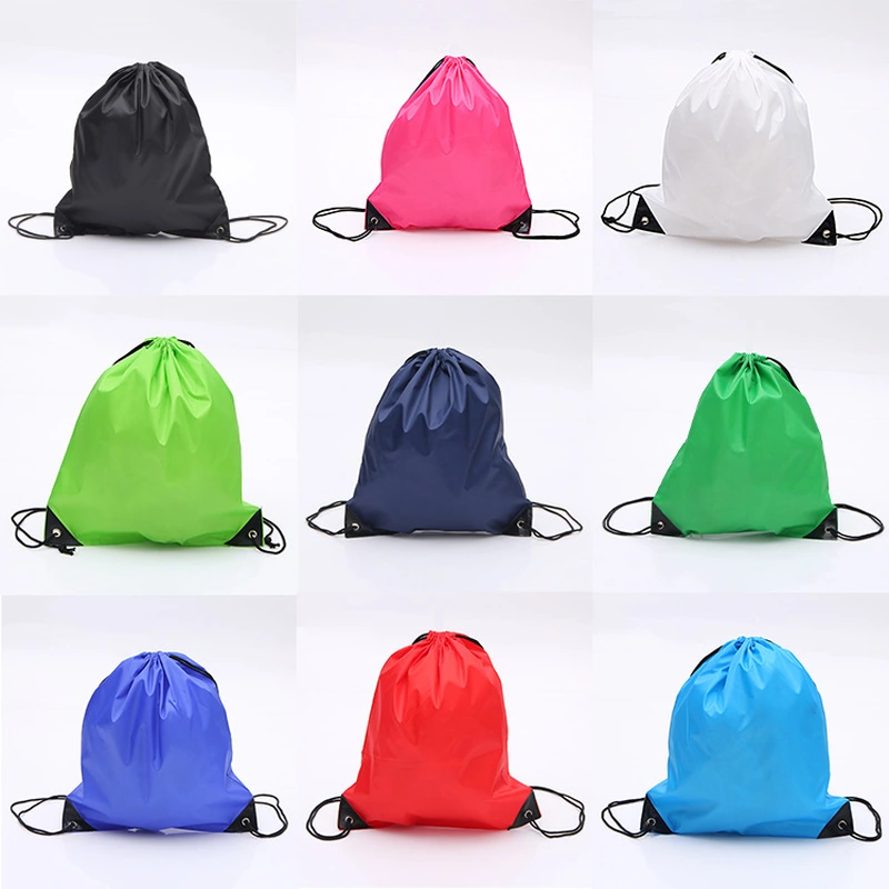 Promotional Drawstring Sling PU Corner Drawstring Storage Bag