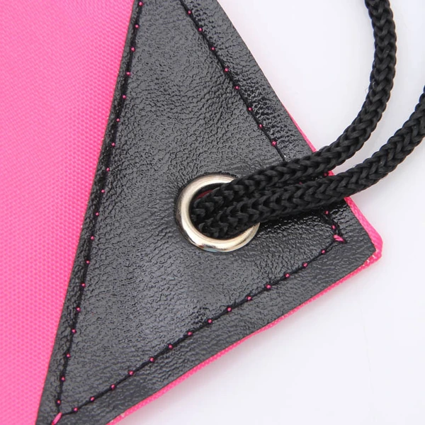 Promotional Drawstring Sling PU Corner Drawstring Storage Bag