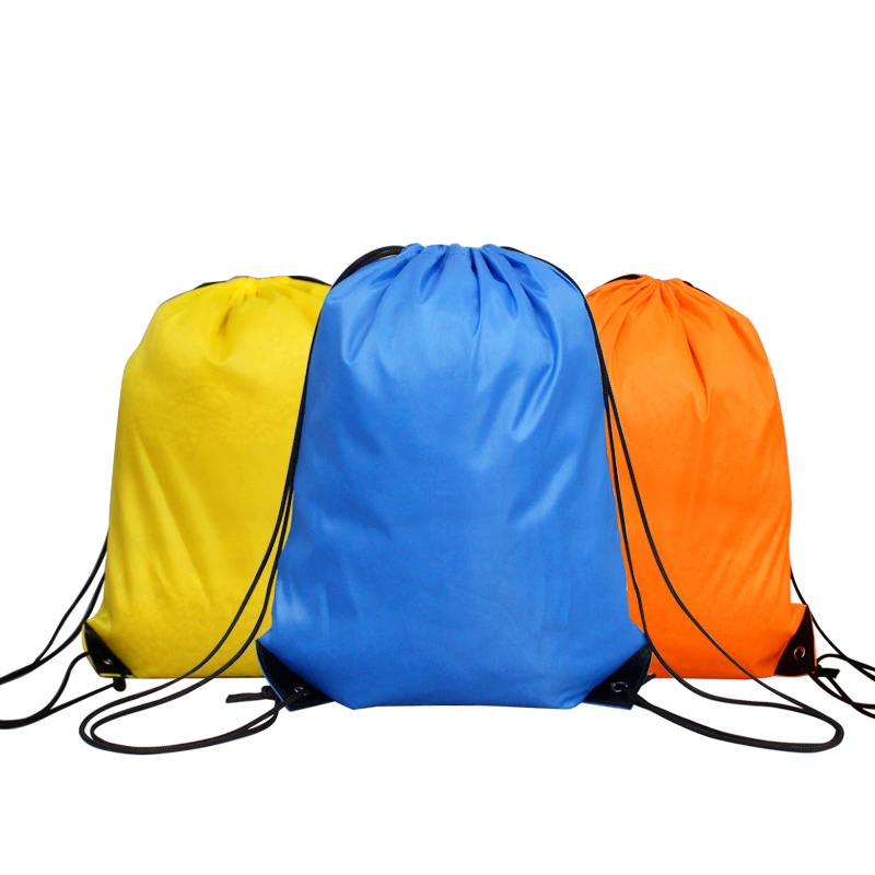 Promotional Drawstring Sling PU Corner Drawstring Storage Bag