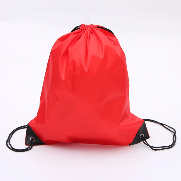 Promotional Drawstring Sling PU Corner Drawstring Storage Bag