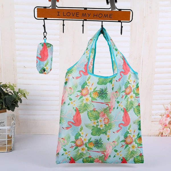 Reusable Foldable Travel Shopping Polyester Tote Grocery Bags