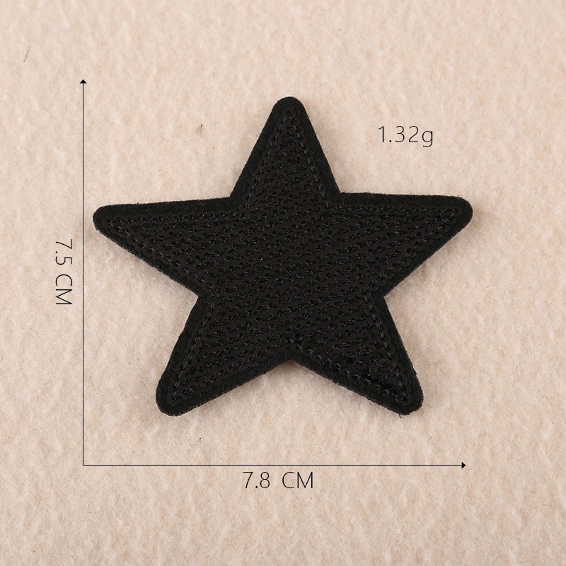 Classic Iron on Sequin Stars Patch Diy Appliques Accessories Wholesale