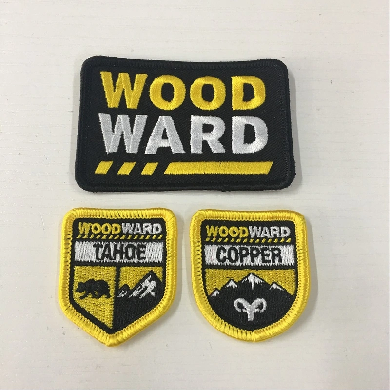 Embroidery Crown Velcro Armband Cloth Sticker Backpack Badge