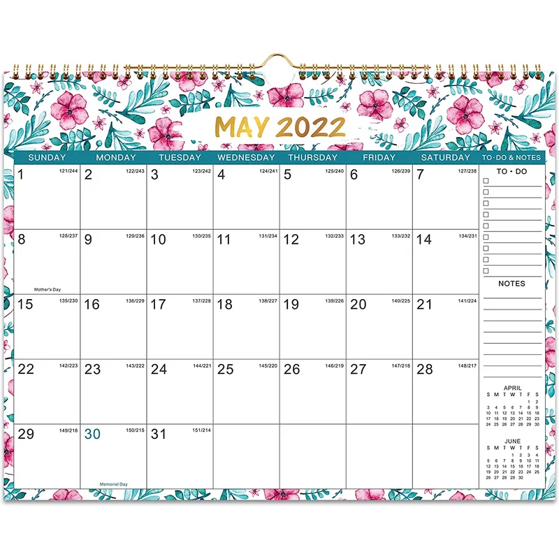 Wholesale Custom Printed Monthly Wall Calendar 2023