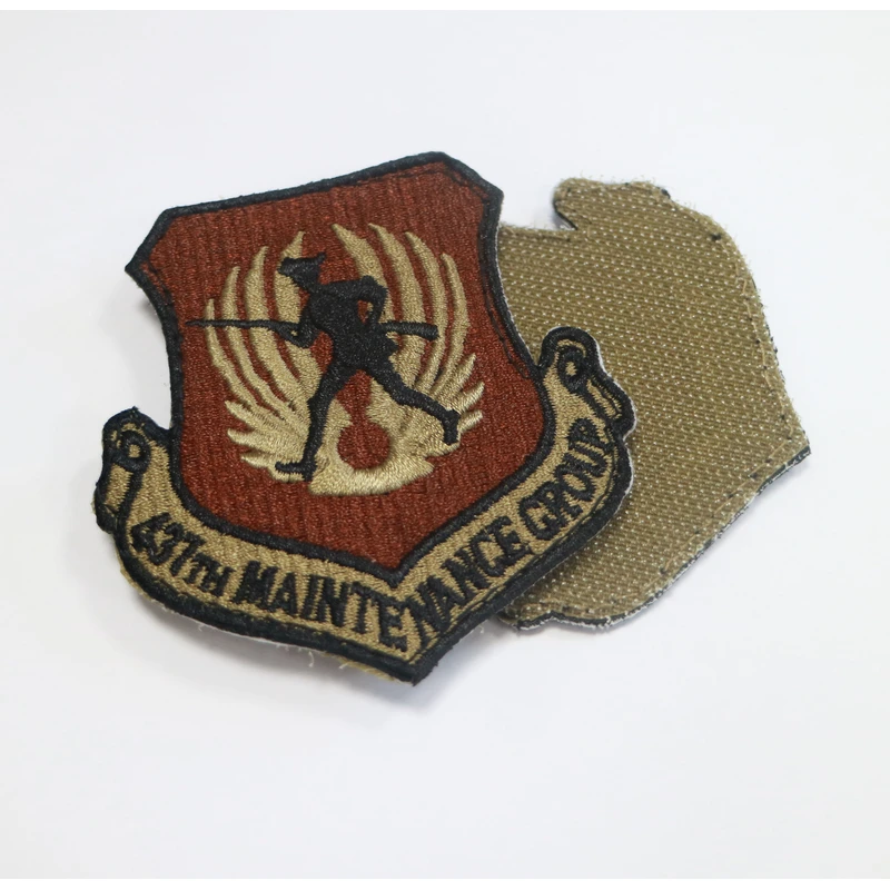 Cheap Custom Velcro Hook Military Embroidery Patches Wholesale