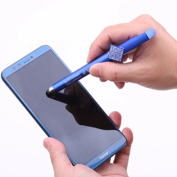 Promotional QR Code Logo Custom Ballpoint Pen with Stand Holder