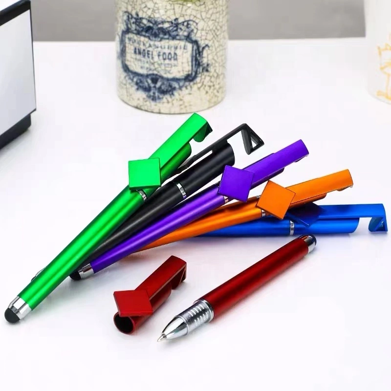 Promotional QR Code Logo Custom Ballpoint Pen with Stand Holder