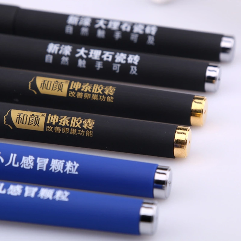 Hot Sell Advertise Stationery Custom Promotional Coated Rubber Gel Pen