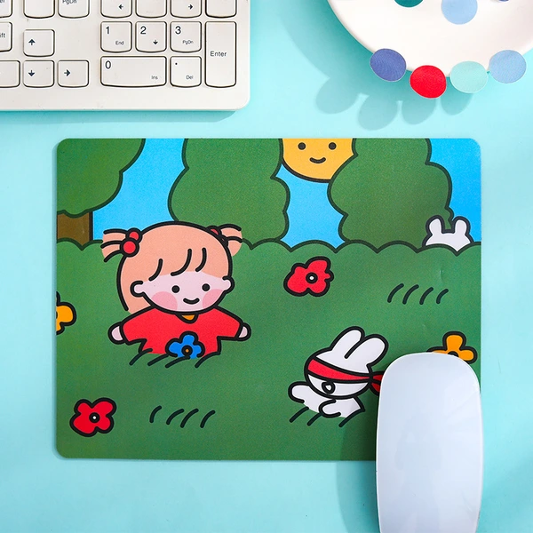 Custom Rubber Mouse Pad Cartoon Mouse Mats for Girls