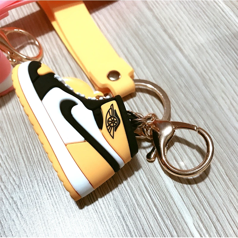 PVC Basketball Keyholder3D Sneaker Shoe Keychain