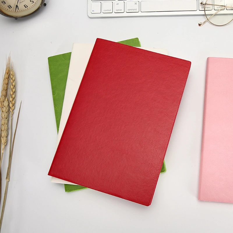 Custom Logo Notebook Promotional PU Leather Cover Diary Notebook