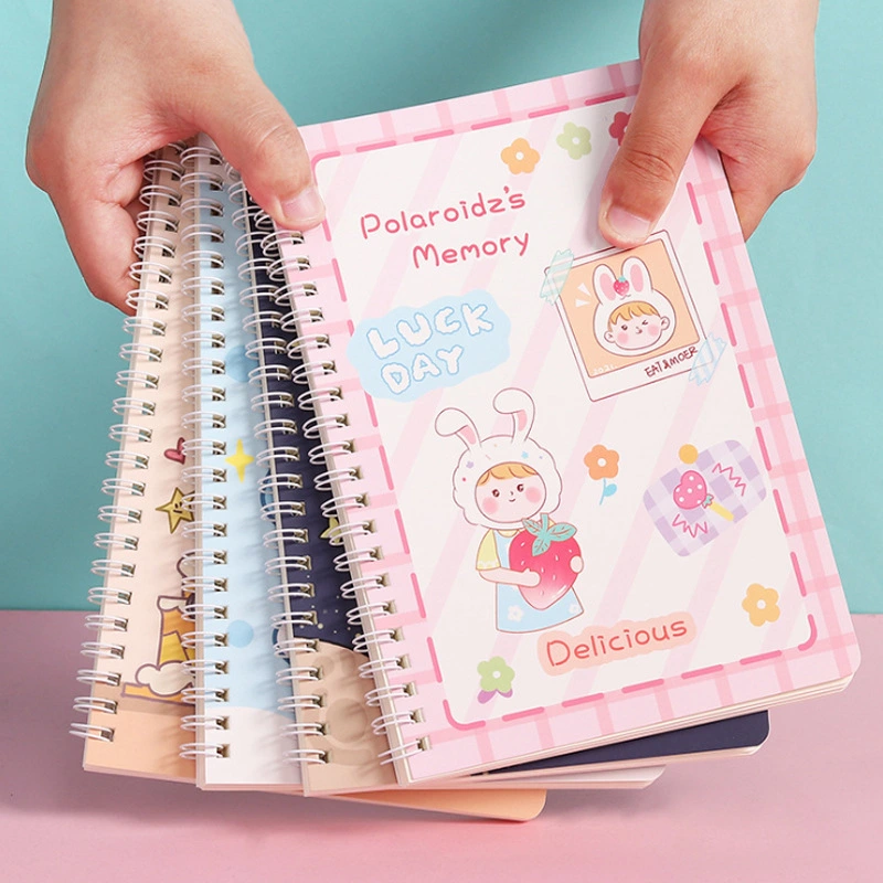 Custom Cute Spiral A5 Weekly Daily Planner Cartoon Notebook
