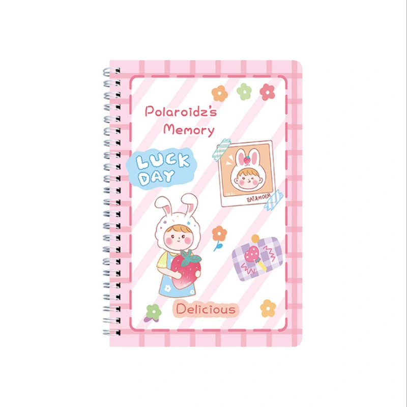 Custom Cute Spiral A5 Weekly Daily Planner Cartoon Notebook