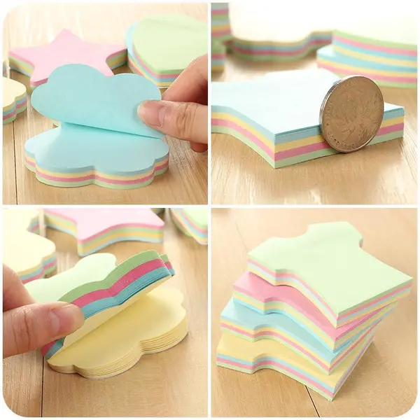 School Students Office Ladies Planner Sticky Note Solid Memo Pad