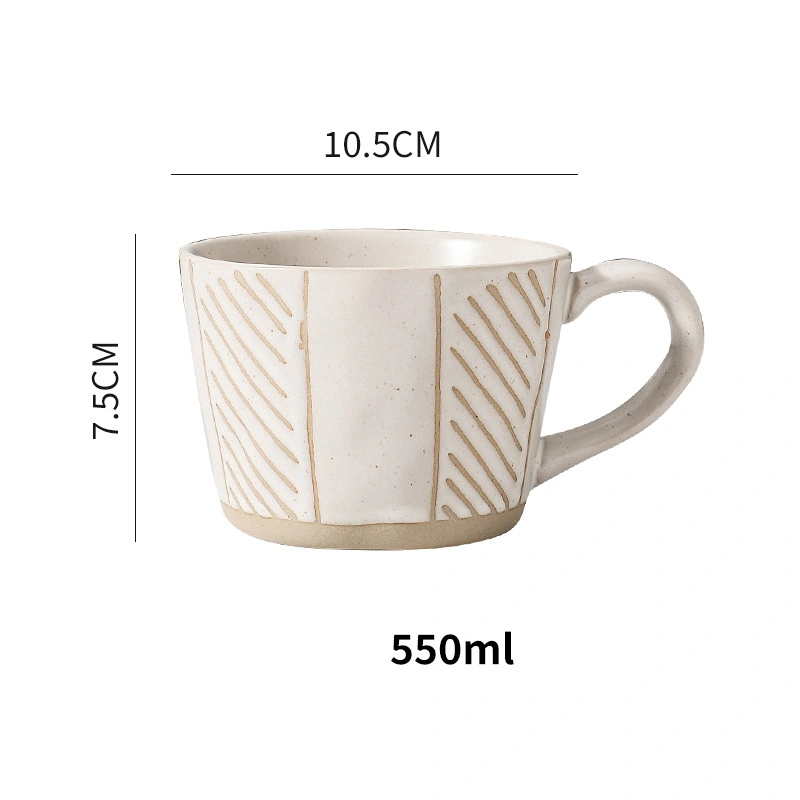 Home Office Work Drinking Cup Retro Nordic Japan Porcelain Mug