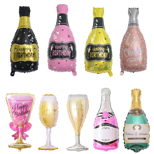 Bar Club Supplies Party Decoration Wine Bottle Balloons