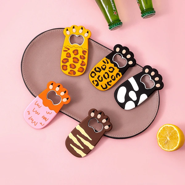 Custom Logo Promotional Gifts Silicone Beer Bottle Opener