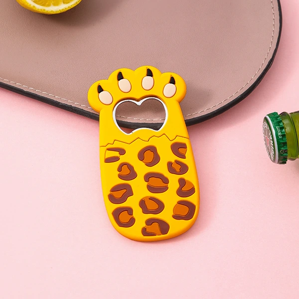 Custom Logo Promotional Gifts Silicone Beer Bottle Opener