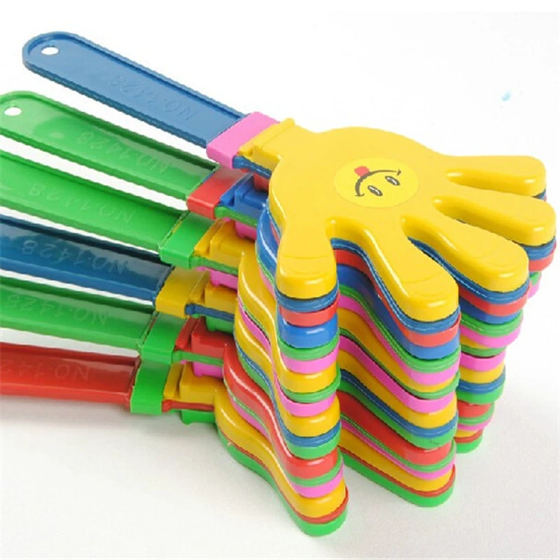 Promotional Gift Noise Maker Cheering Toy Plastic Hand Clapper