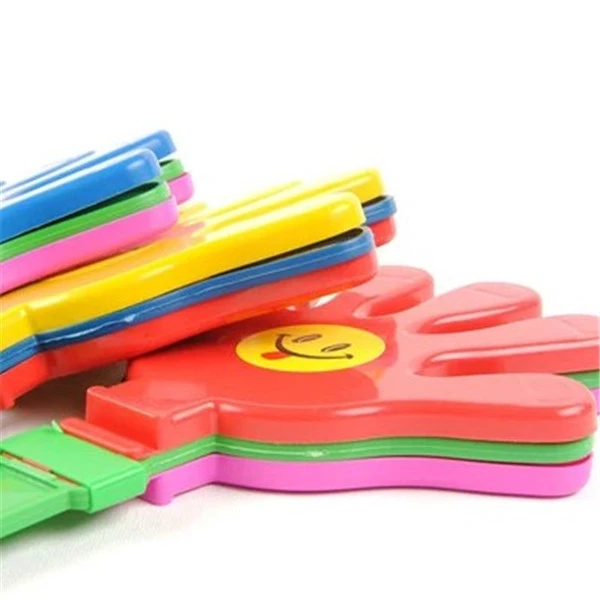 Promotional Gift Noise Maker Cheering Toy Plastic Hand Clapper
