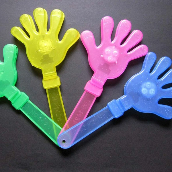 Sport Fans Noise Maker Cheering Flashing Light Hand Clapper