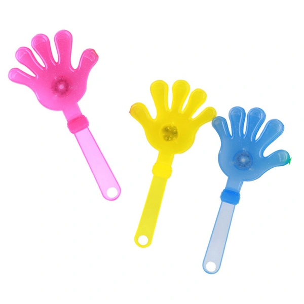 Sport Fans Noise Maker Cheering Flashing Light Hand Clapper