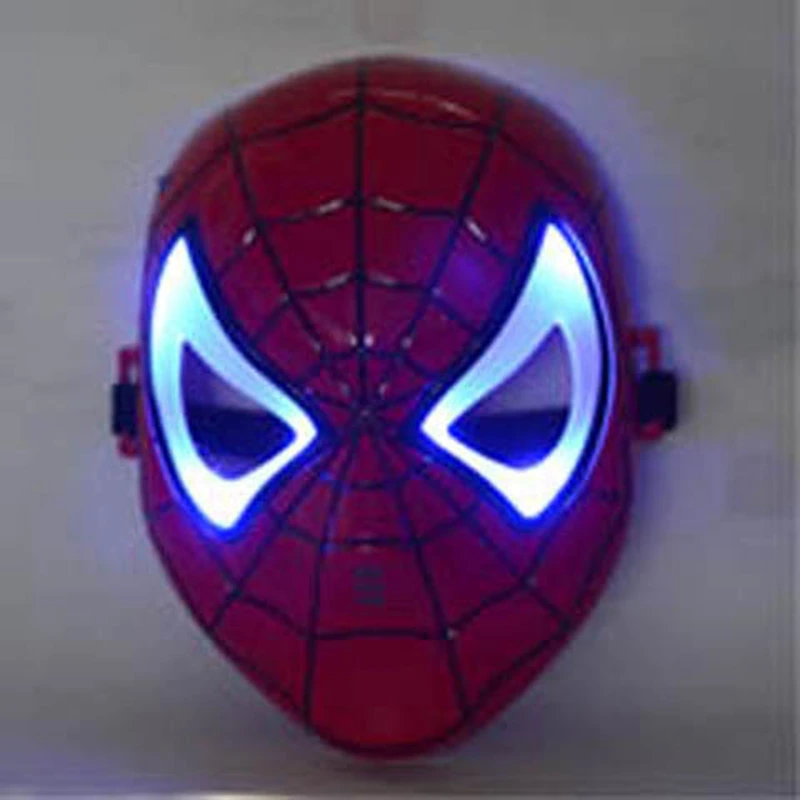 Cartoon Anime Superhero LED Luminous Carnival Celebration Mask