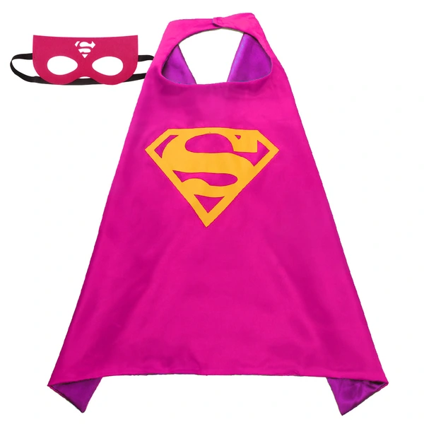 Kids Capes Costumes Children Superhero Anime Fancy Wear Cloak Costume