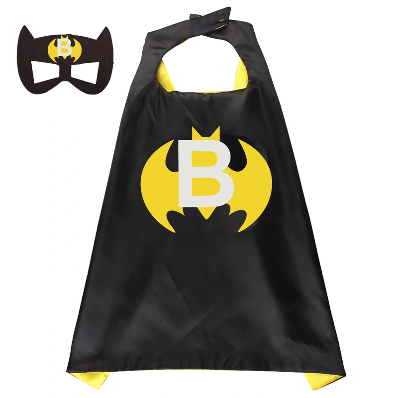 Kids Capes Costumes Children Superhero Anime Fancy Wear Cloak Costume