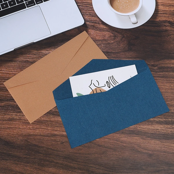 Solid Greeting Card Wedding Party Invitations Paper Envelopes