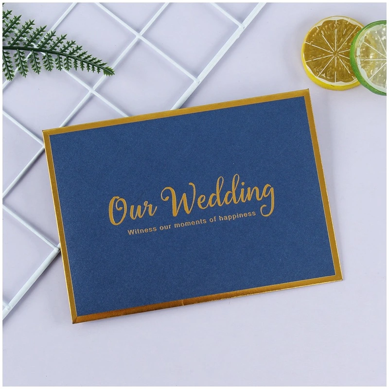 Retro Wedding Party Invitation Greeting Cards Gift Envelopes