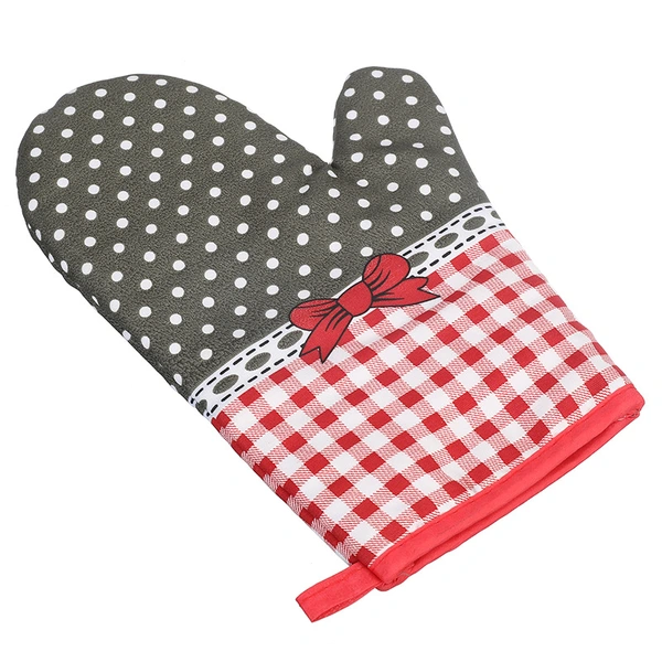 Customized Non-slip Kitchen Cotton Microwave Gloves Baking Oven Mitts
