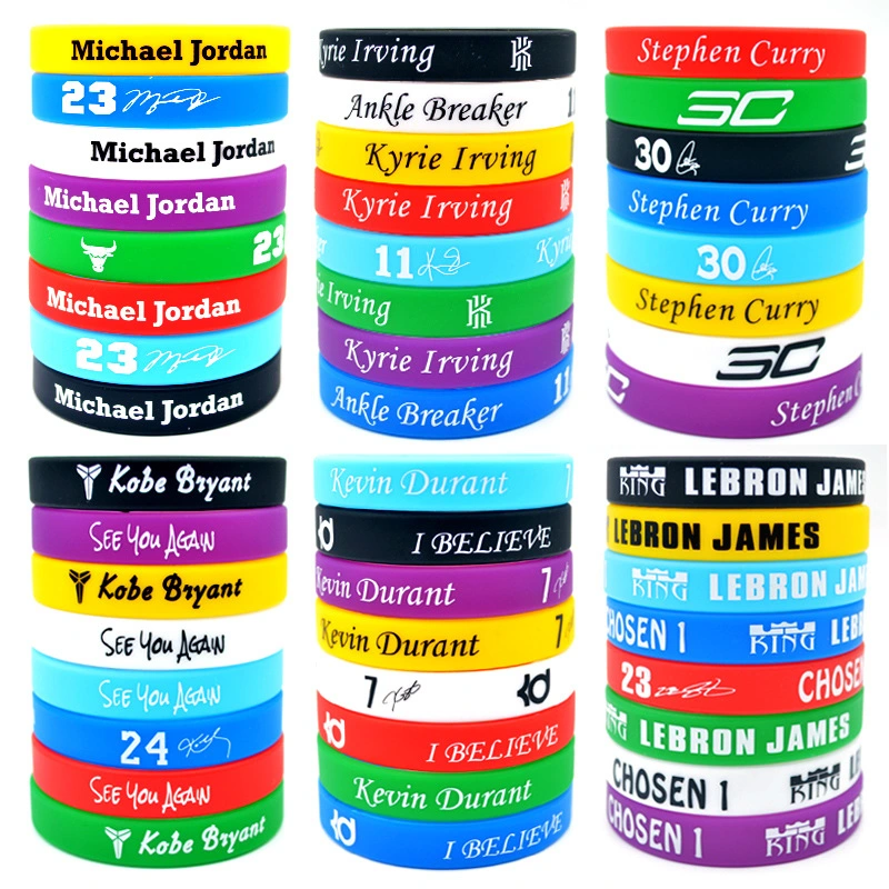 Promotional Cool Sports Rubber Silicone Bracelet Promotional Wristband