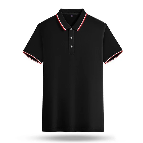 Men Women Custom Printed 100% Cotton Golf Polo T Shirt