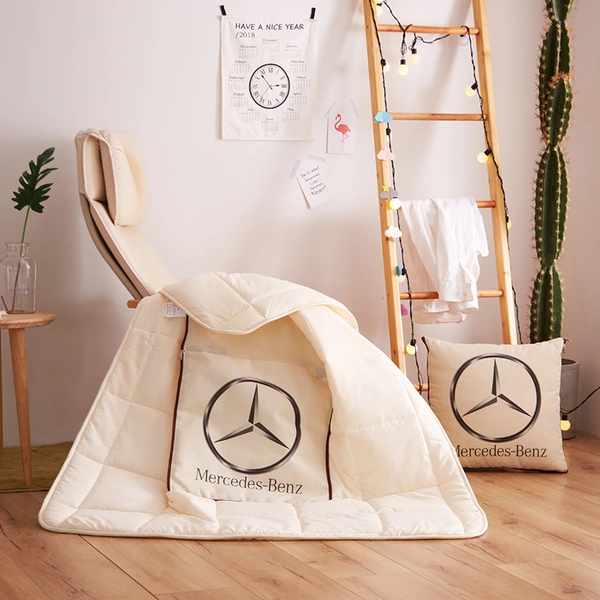 Car Shop Promotional Gift Throw Pillow 2 in 1 Quilt Blanket