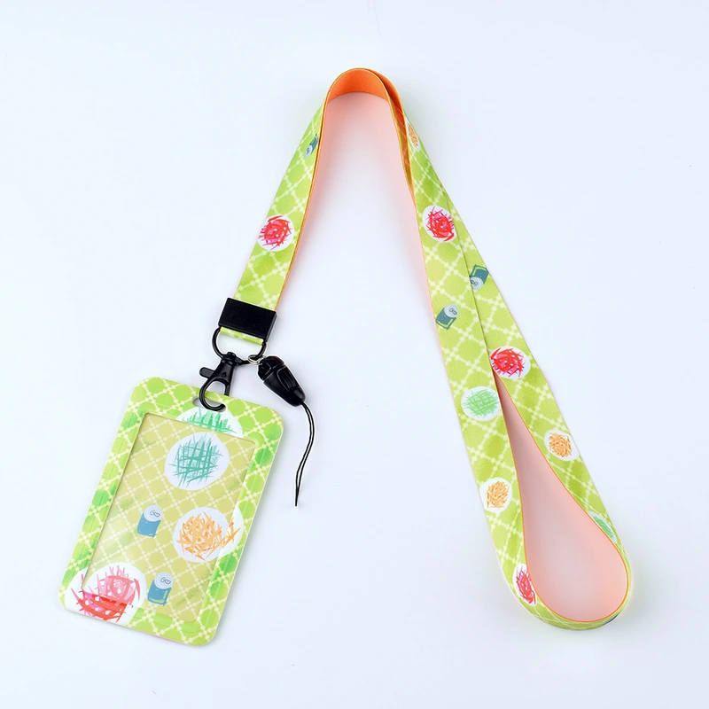 Student Badge Holder Neck Strap Office Lady Cute ID Holder Lanyard