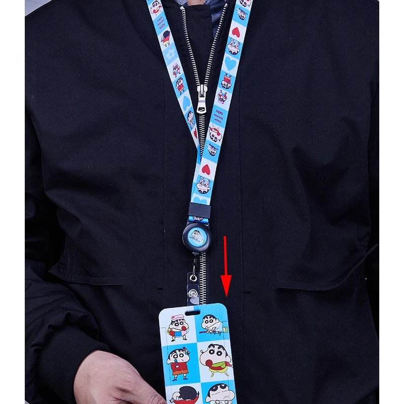 Kids Fashion Cartoon Daily School Id Badge Neck Strap Lanyard
