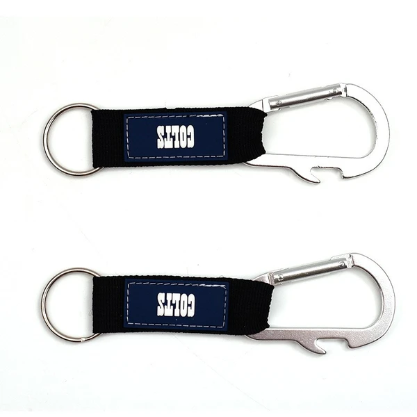 Wholesale Custom Short Aluminium Climbing Carabiner Keychain Lanyard