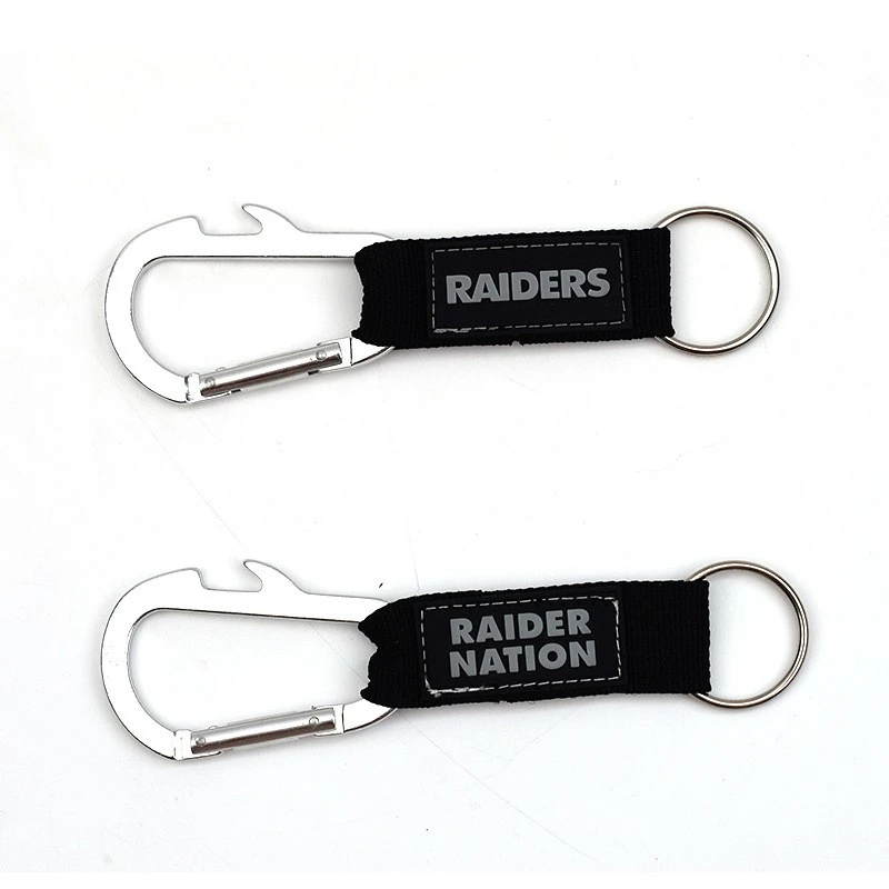 Wholesale Custom Short Aluminium Climbing Carabiner Keychain Lanyard