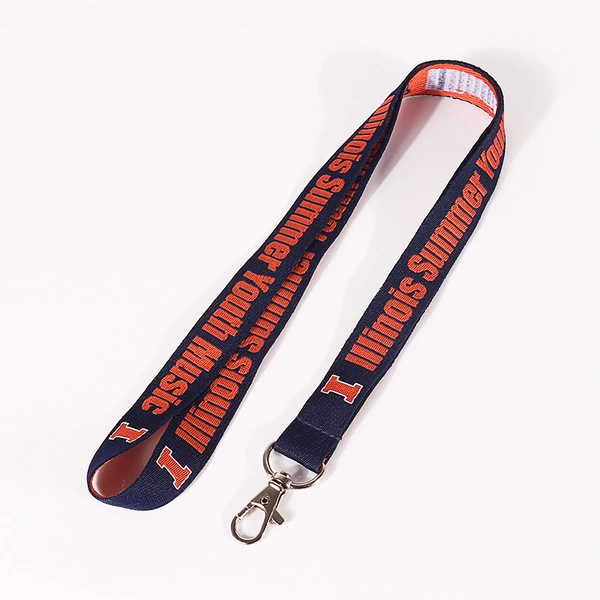 Promotional High Quality Jacquard Logo Advertising Neck Strap