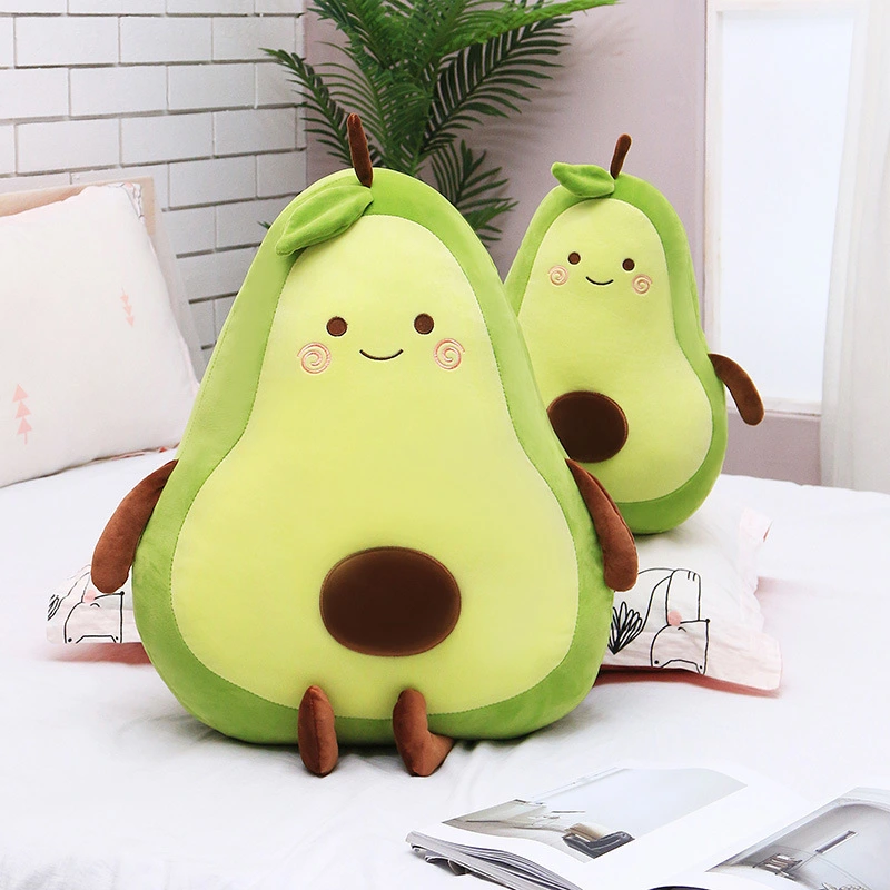 Promotional Business Soft Cartoon Avocado Stuffed Plush Doll Giveaway